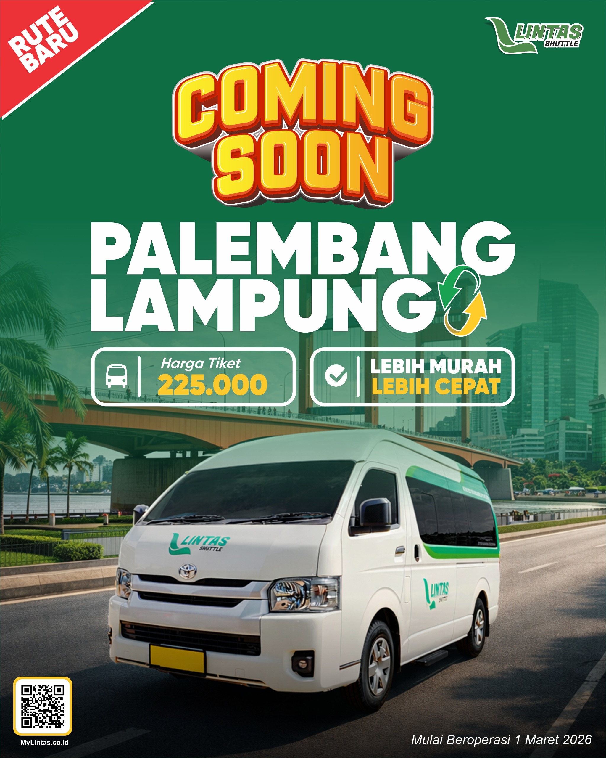 Lintas Shuttle Palembang Lampung